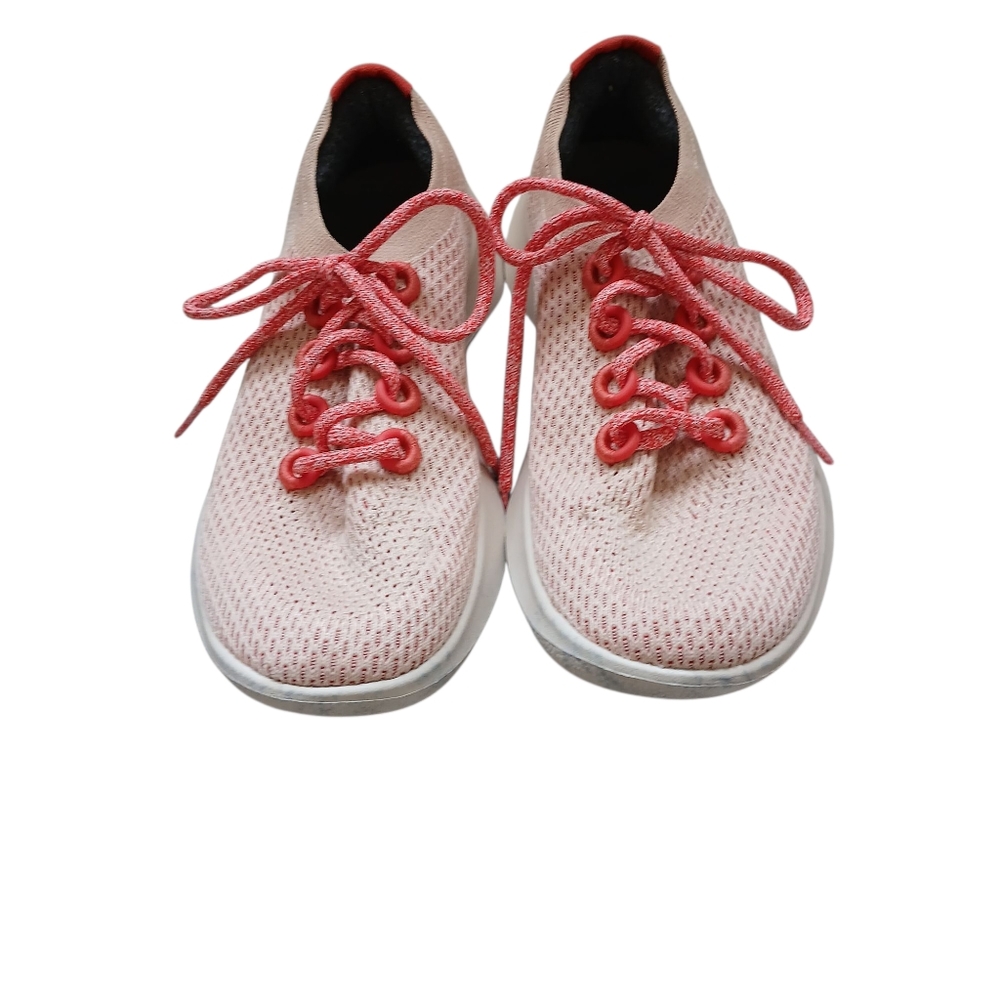 Allbirds Tree Dasher Shoes Men's 8 Flame Light Red Running Athletic Mesh Eco